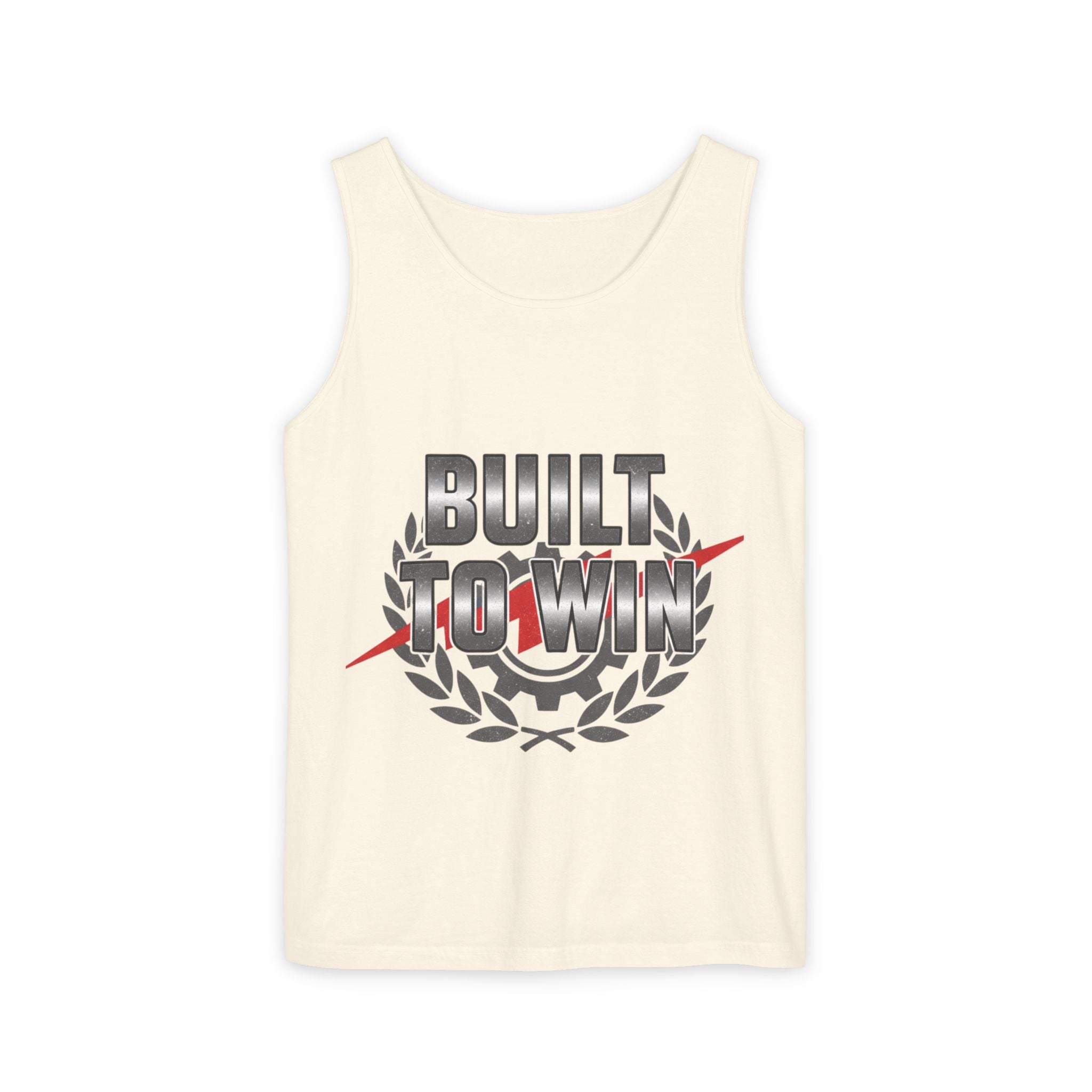 Built to Win Soccer Tank Top — Athletic Victory Graphic Tank
