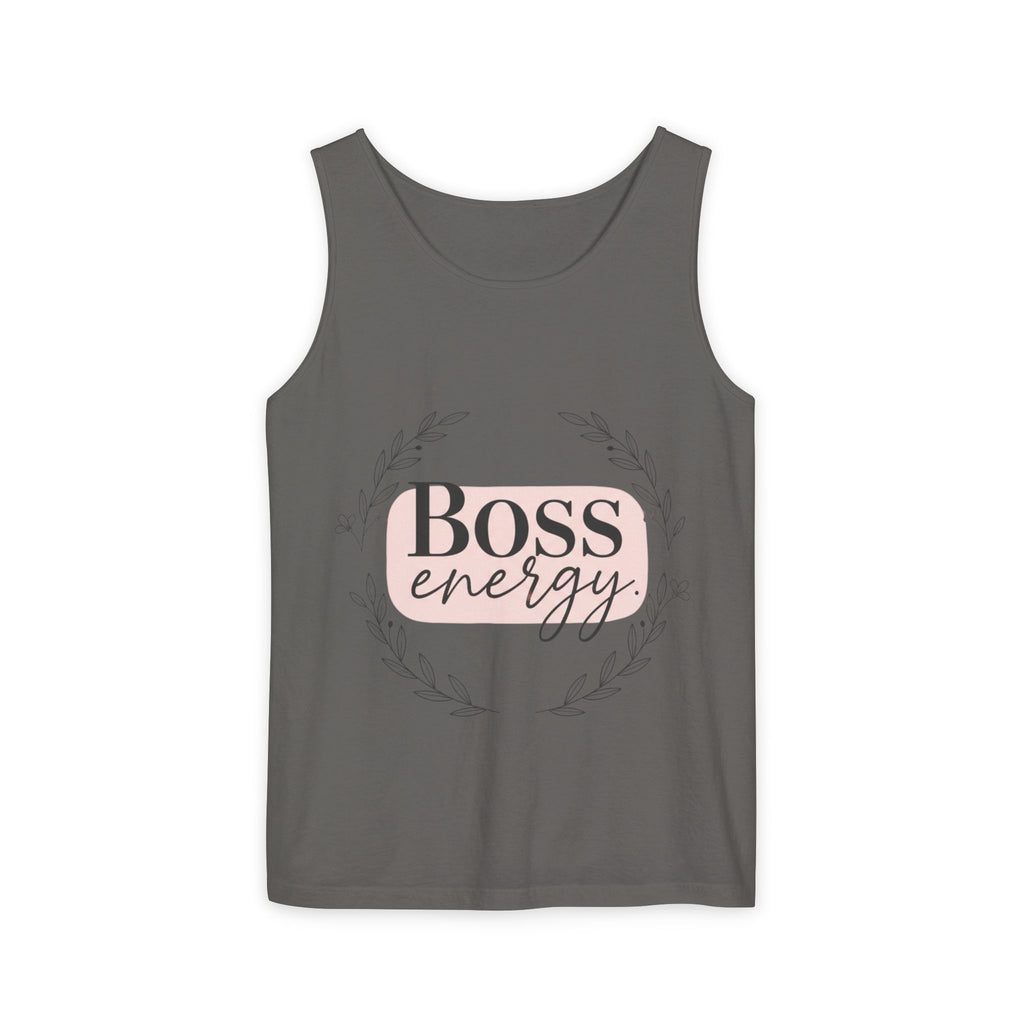 Boss Energy Tank Top — Women’s Empowerment Graphic Tank