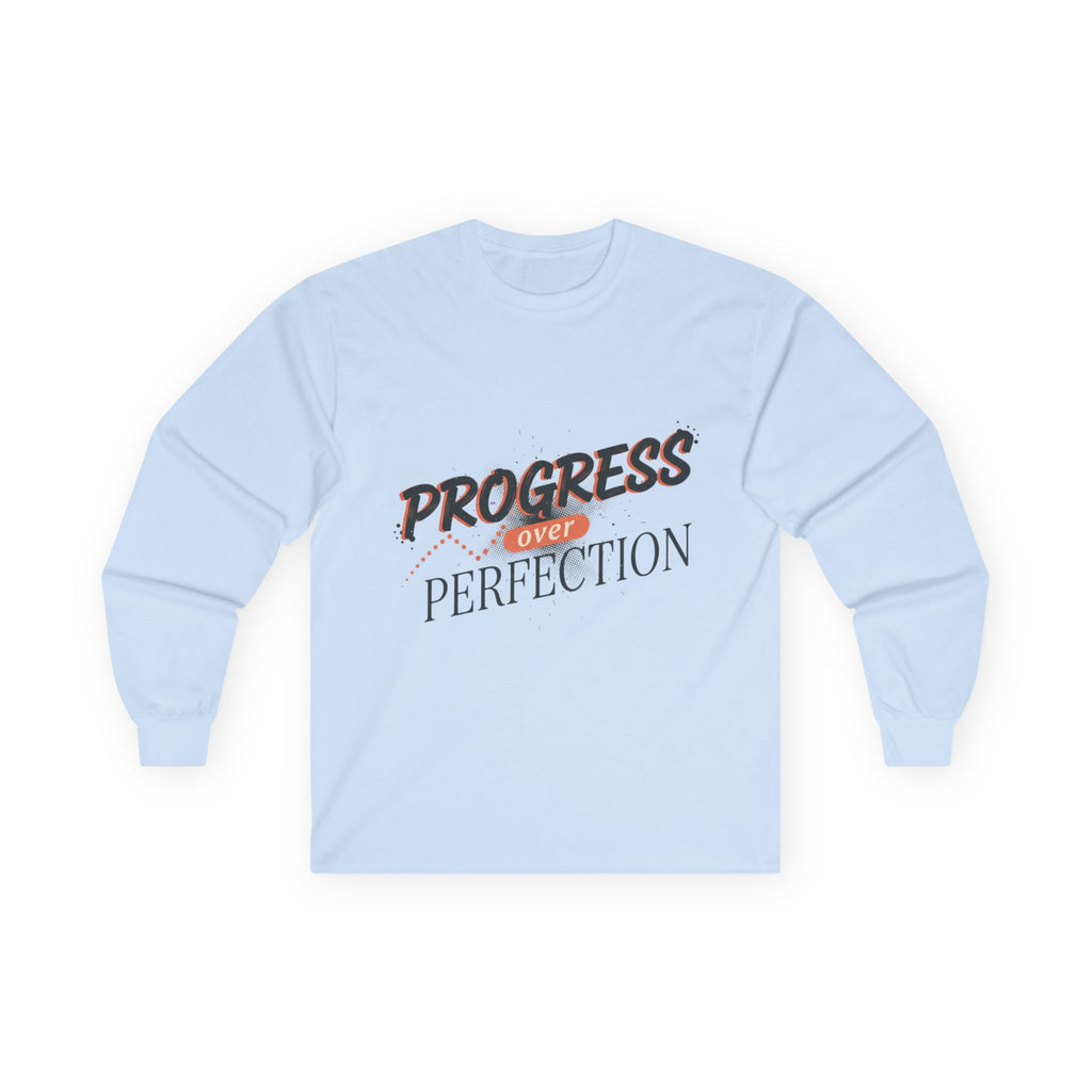 Progress Over Perfection Long Sleeve Tee