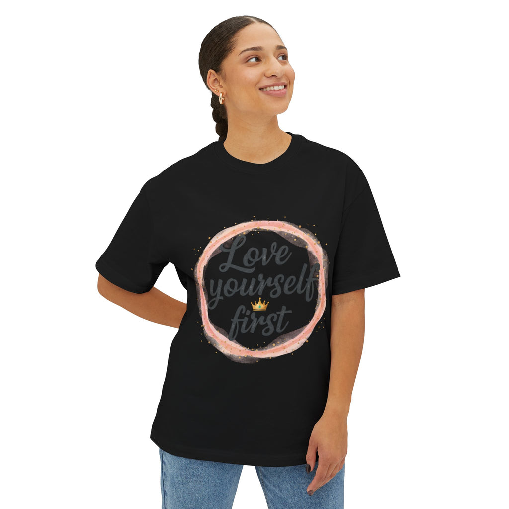 Love Yourself First Tee — Self-Love Graphic T-Shirt