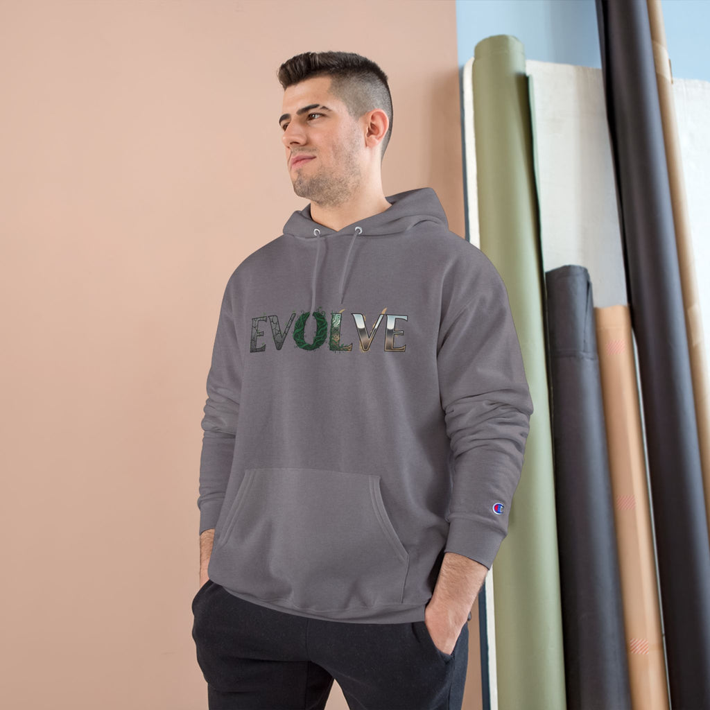 Evolve Graphic Hoodie — Inspirational Urban Champion Sweatshirt