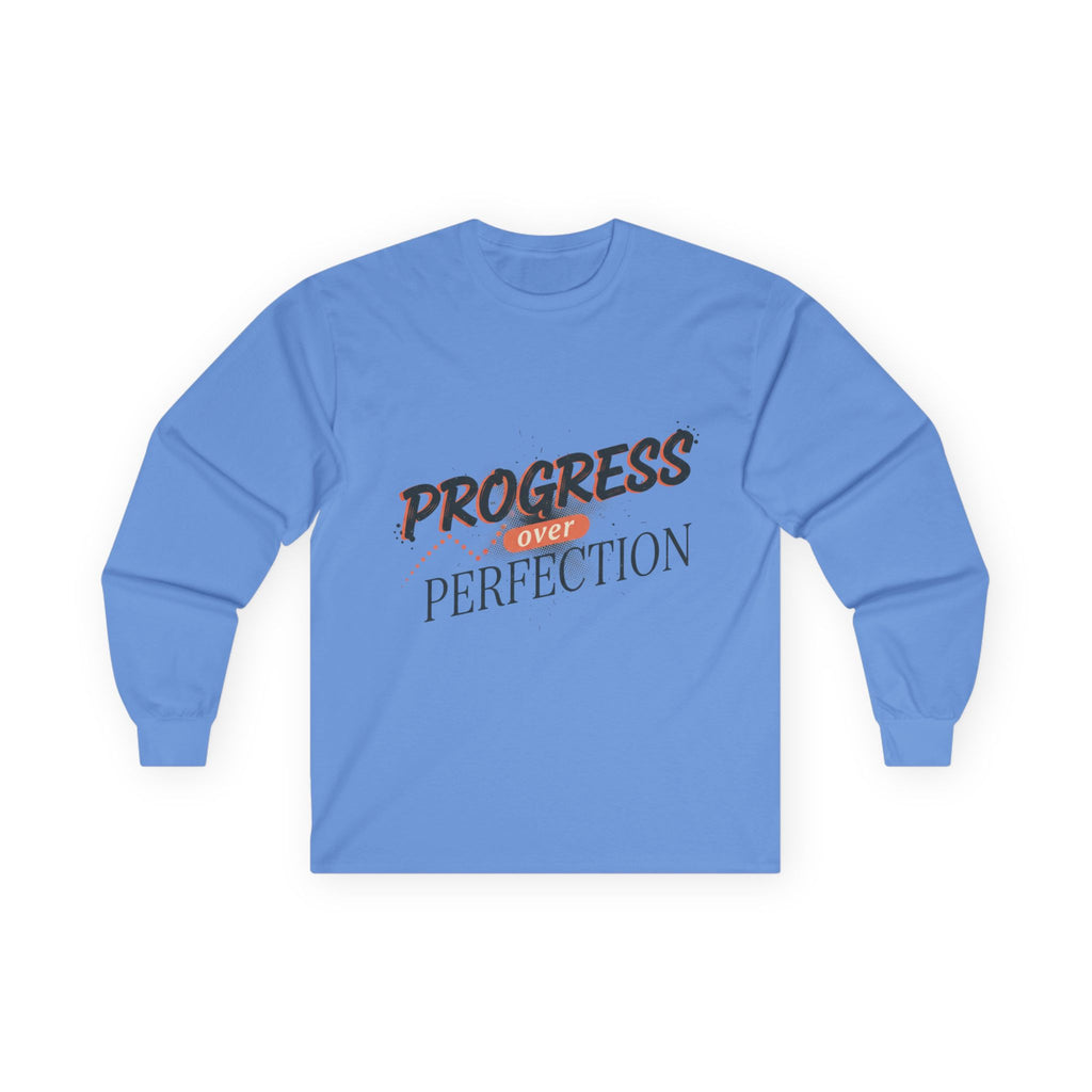 Progress Over Perfection Long Sleeve Tee