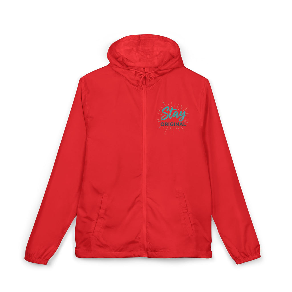 Windbreaker — "Stay Original" Lightweight Hooded Jacket