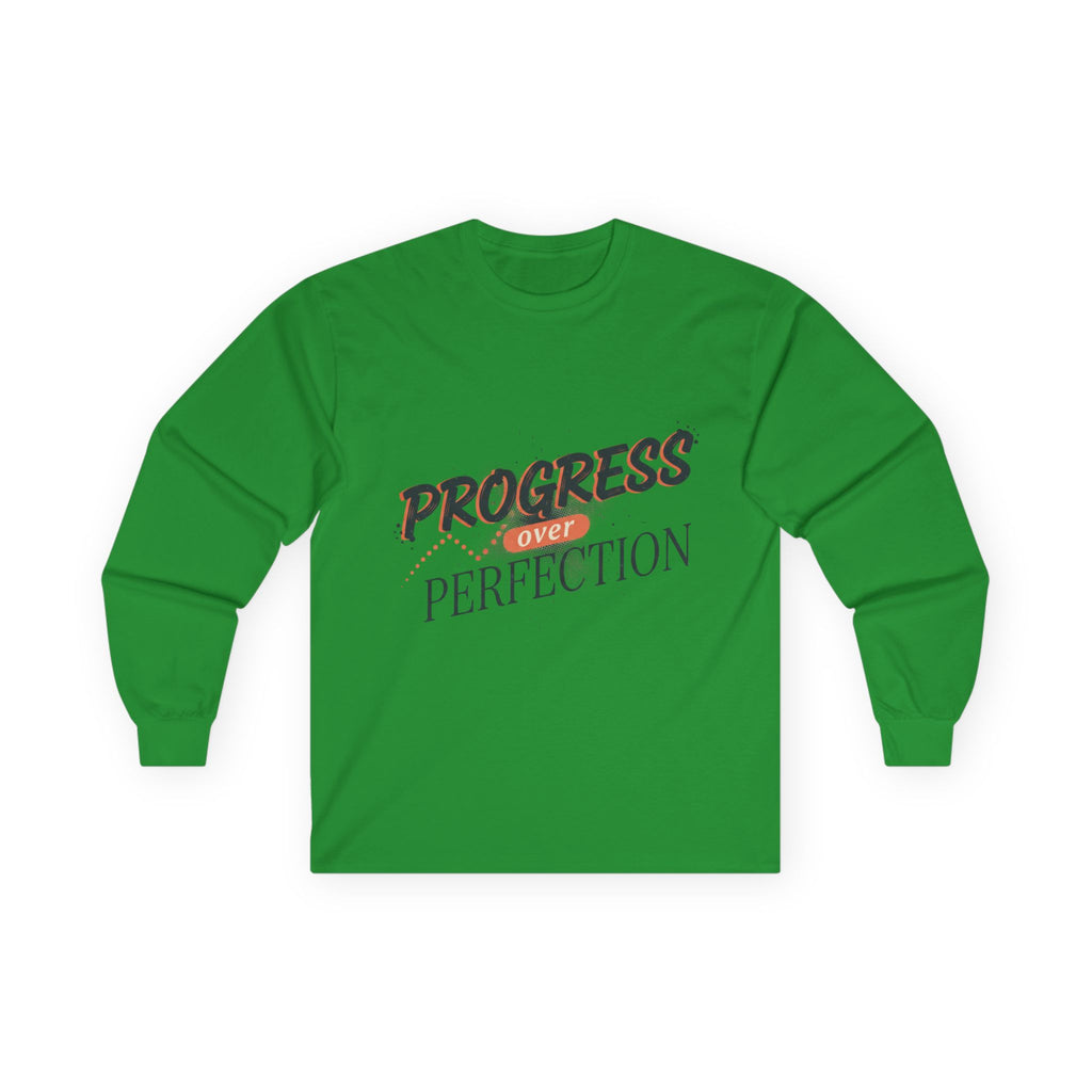 Progress Over Perfection Long Sleeve Tee
