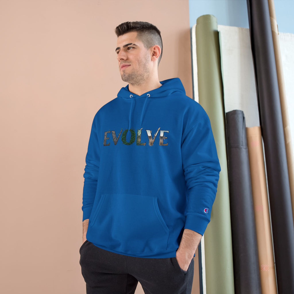 Evolve Graphic Hoodie — Inspirational Urban Champion Sweatshirt