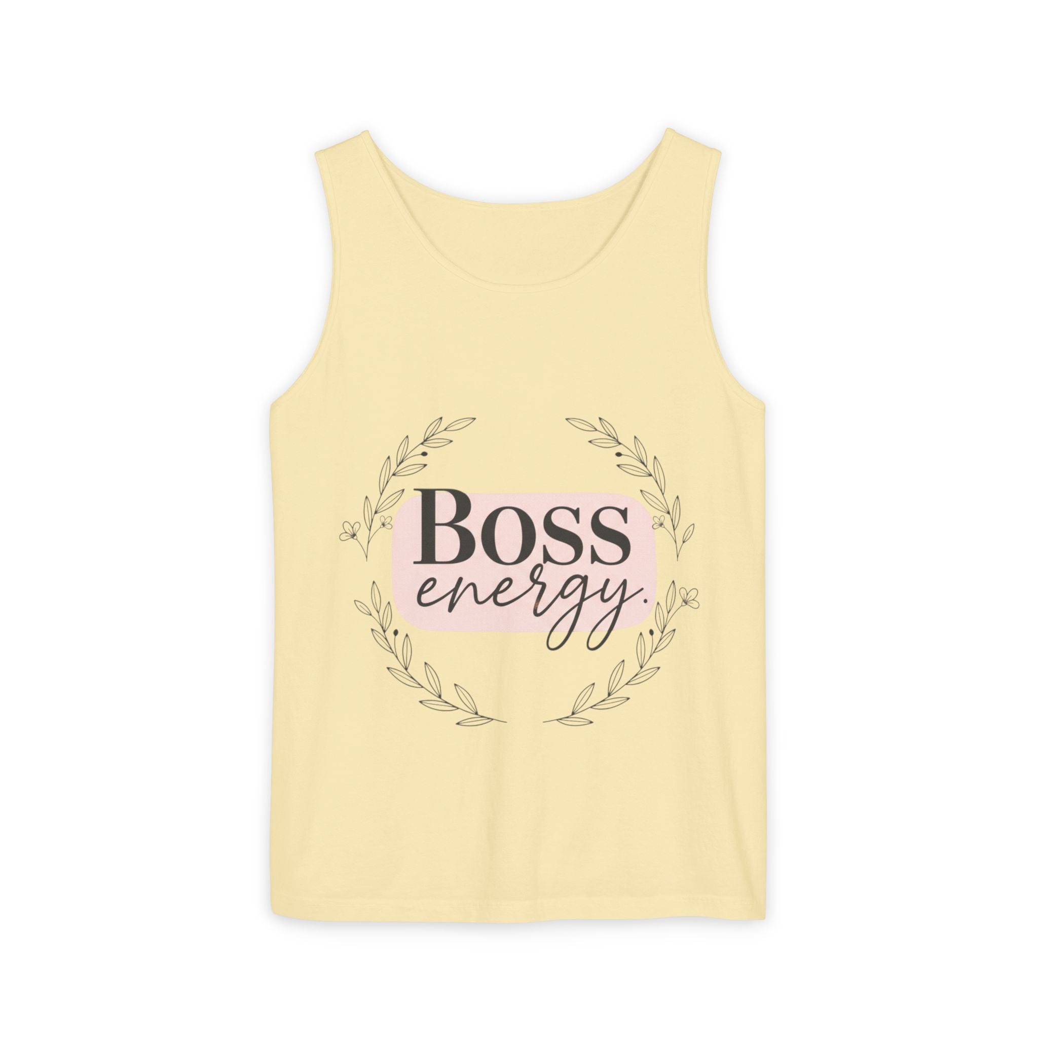 Boss Energy Tank Top — Women’s Empowerment Graphic Tank