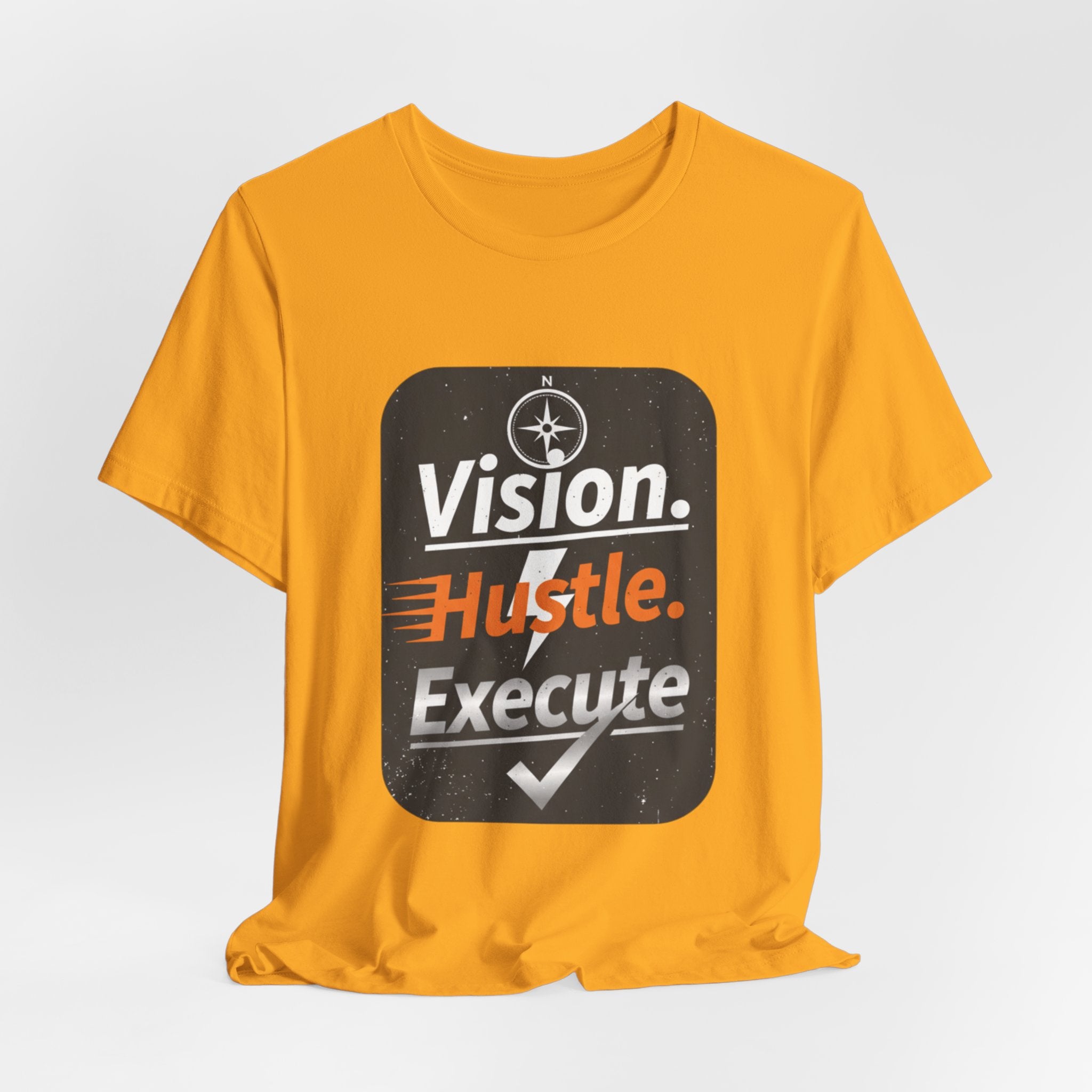 Vision. Hustle. Execute. T-Shirt — Motivational Graphic Tee for Entrepreneurs & Go-Getters