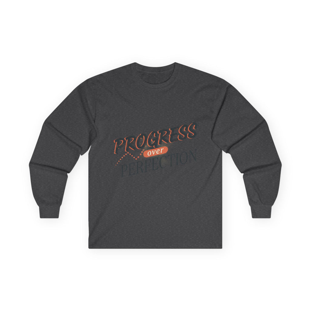 Progress Over Perfection Long Sleeve Tee