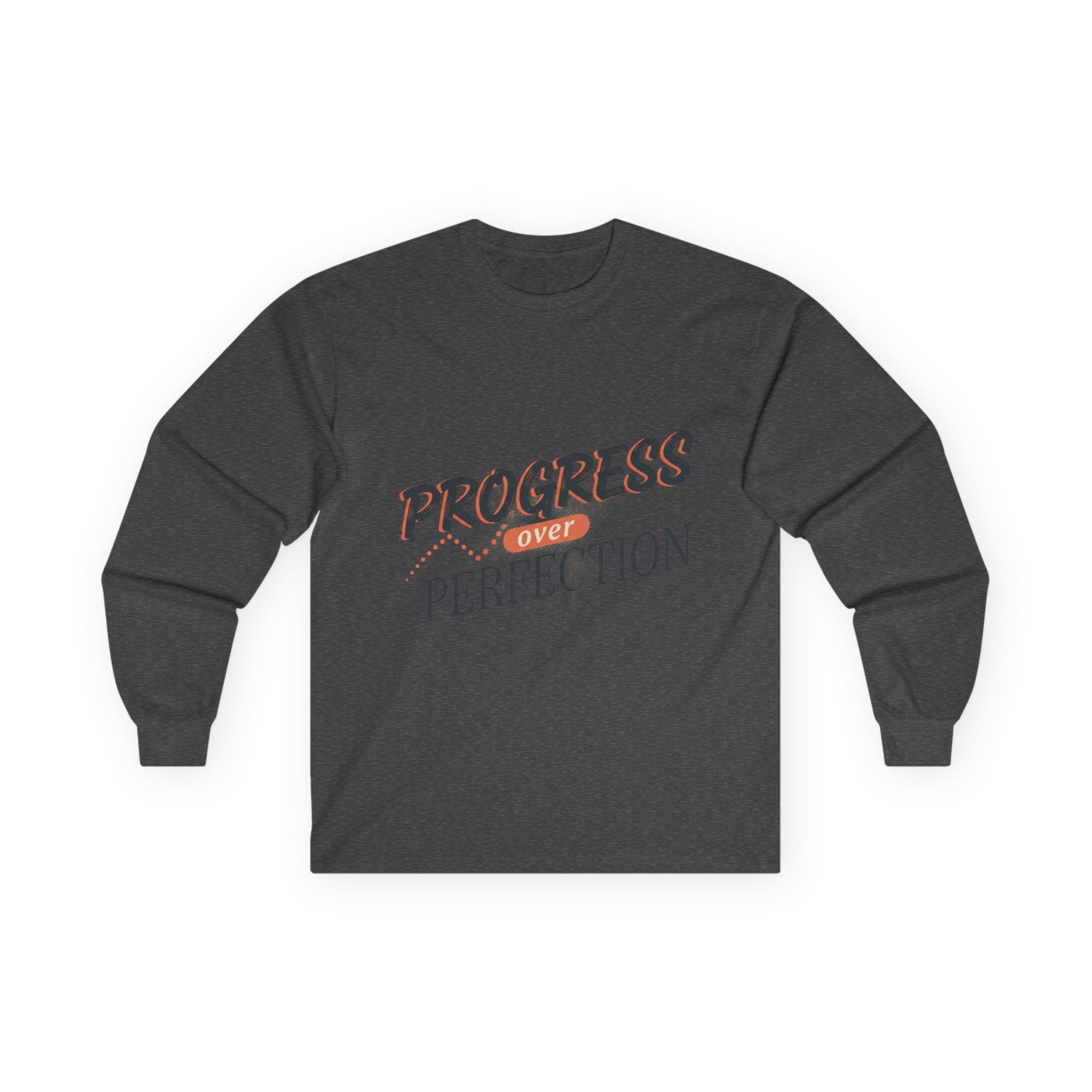 Progress Over Perfection Long Sleeve Tee