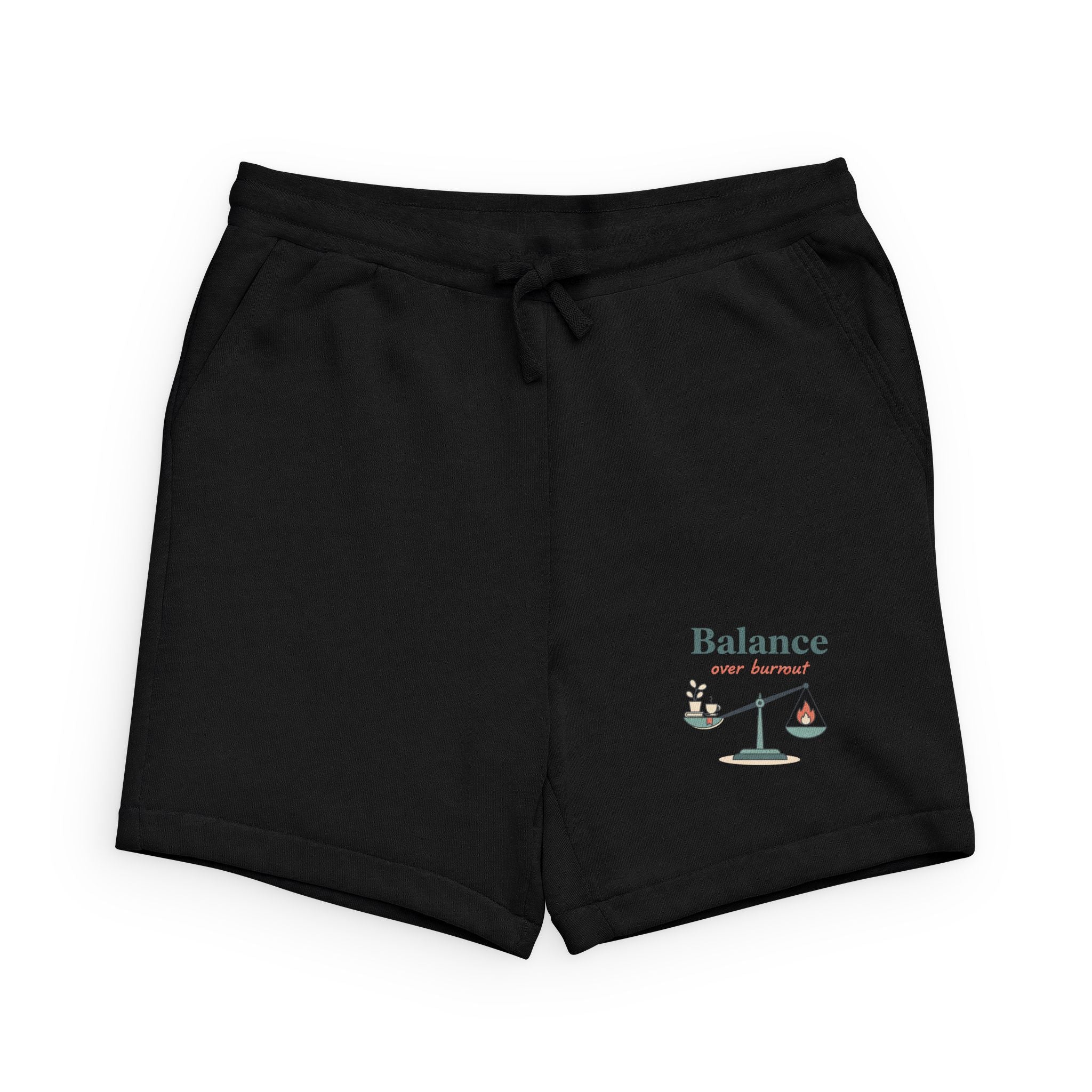 Balance Your Burnout Sweatshorts — Mental Health Awareness Lounge Shorts