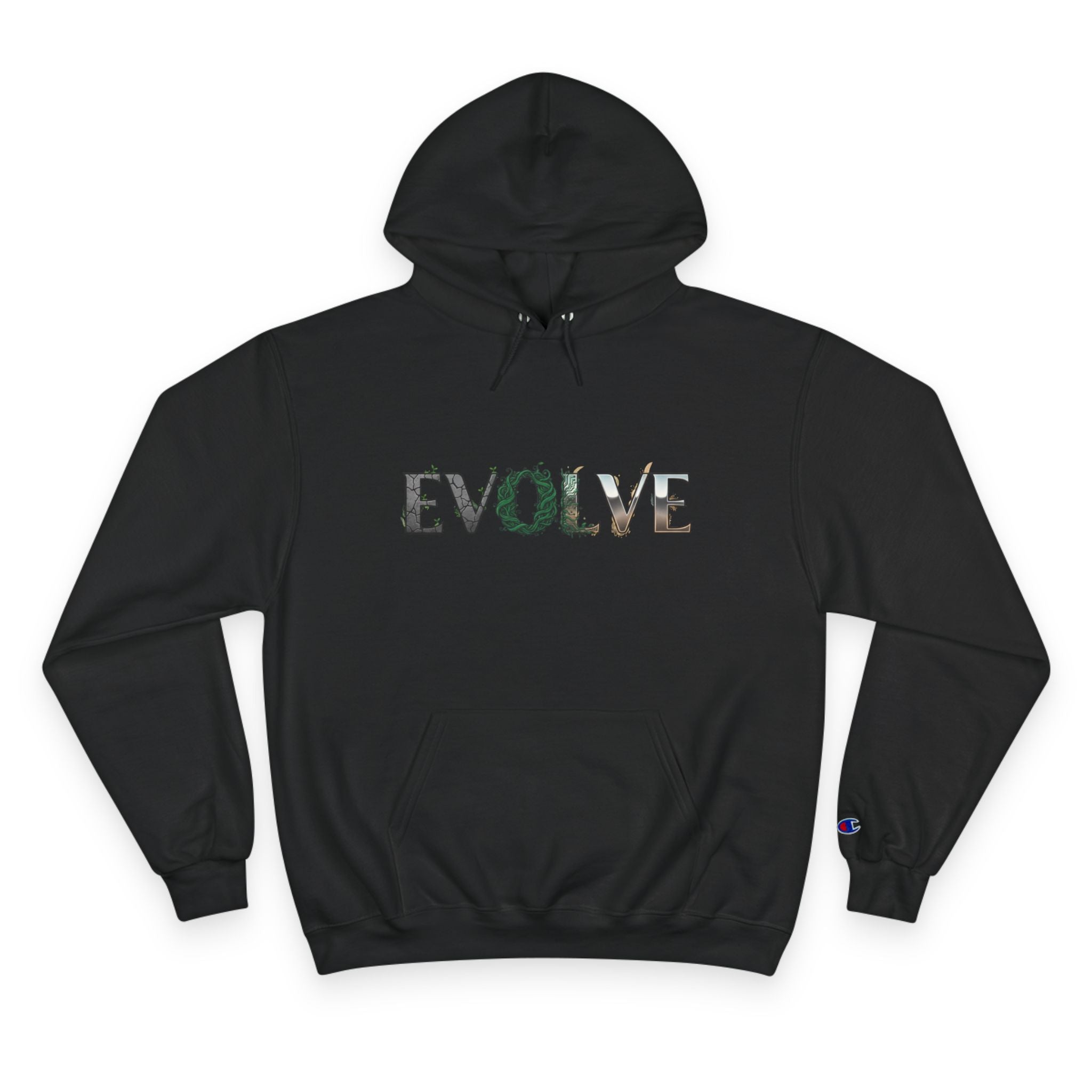 Evolve Graphic Hoodie — Inspirational Urban Champion Sweatshirt