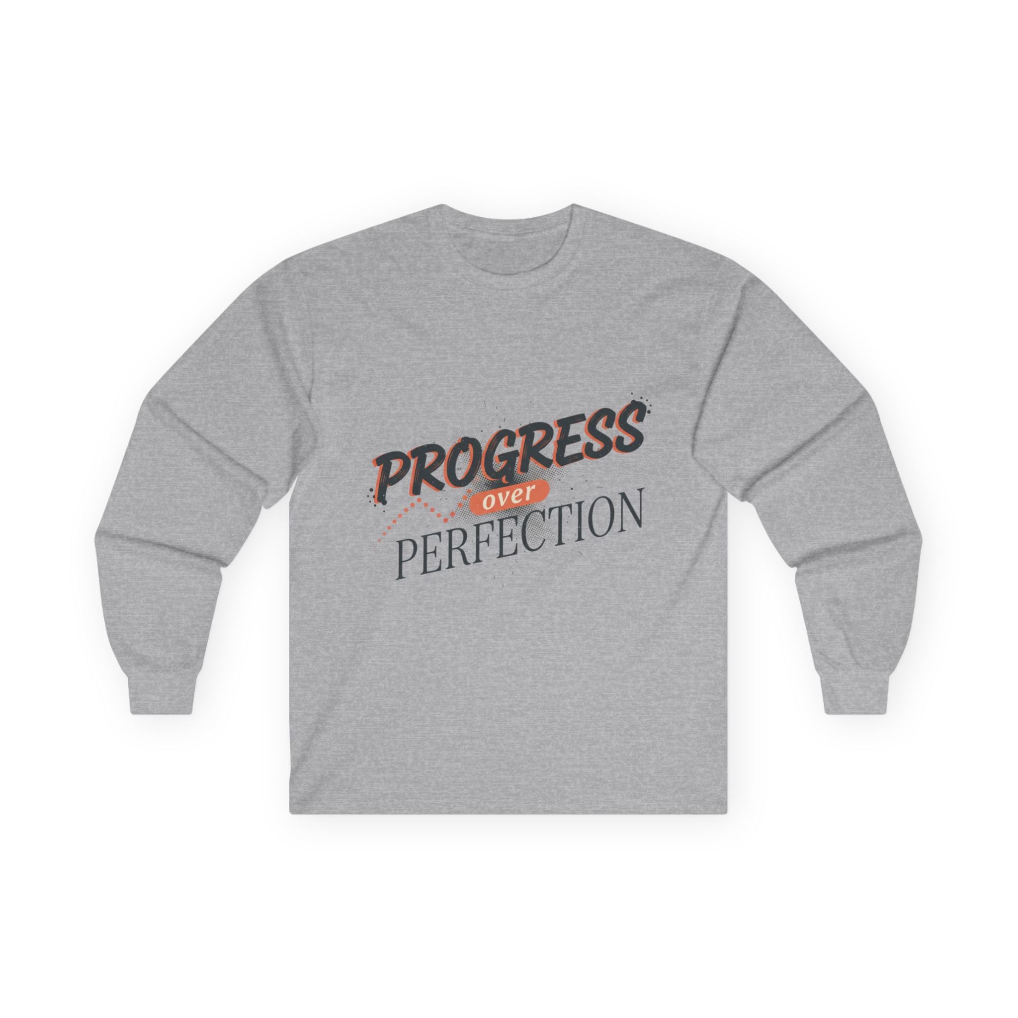 Progress Over Perfection Long Sleeve Tee