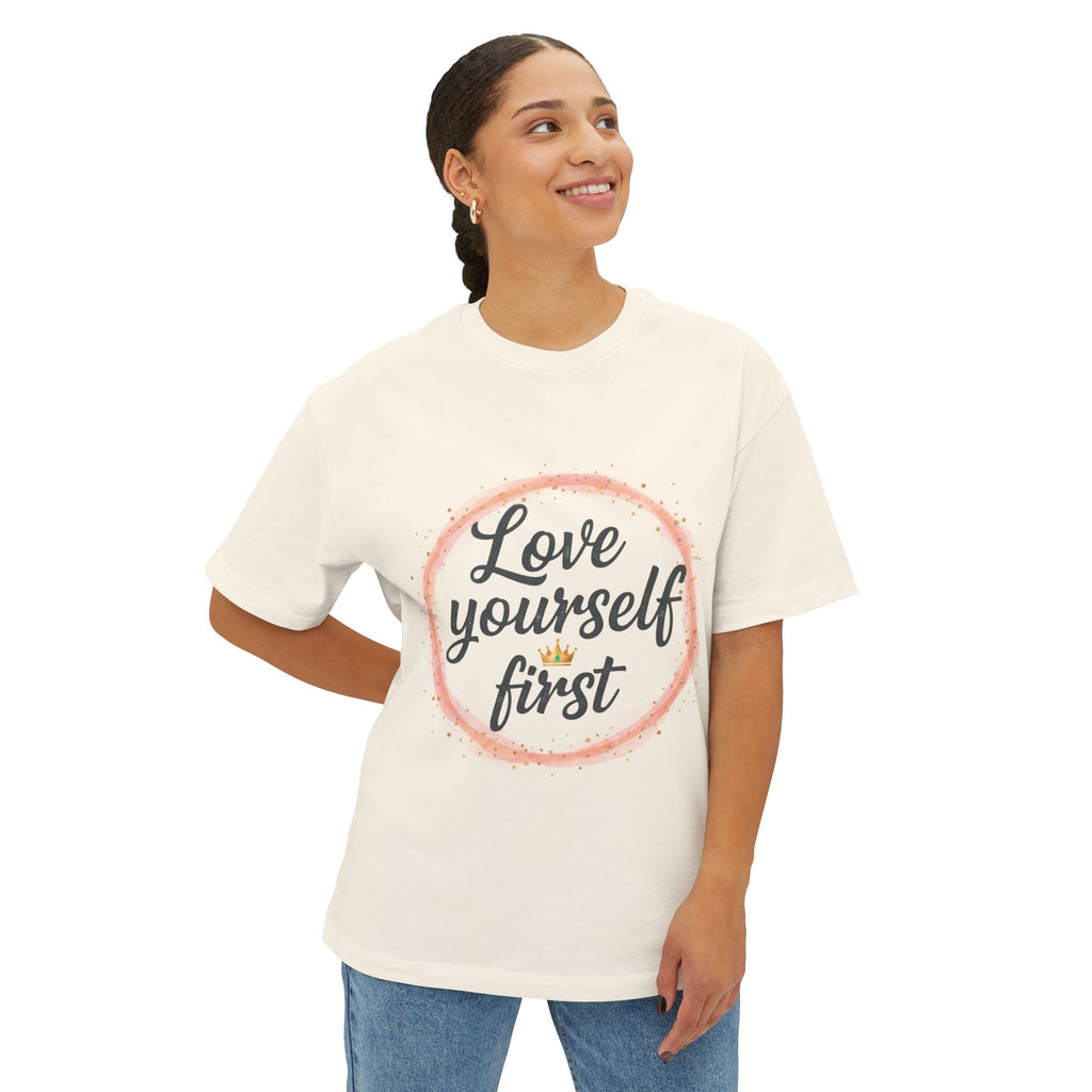 Love Yourself First Tee — Self-Love Graphic T-Shirt