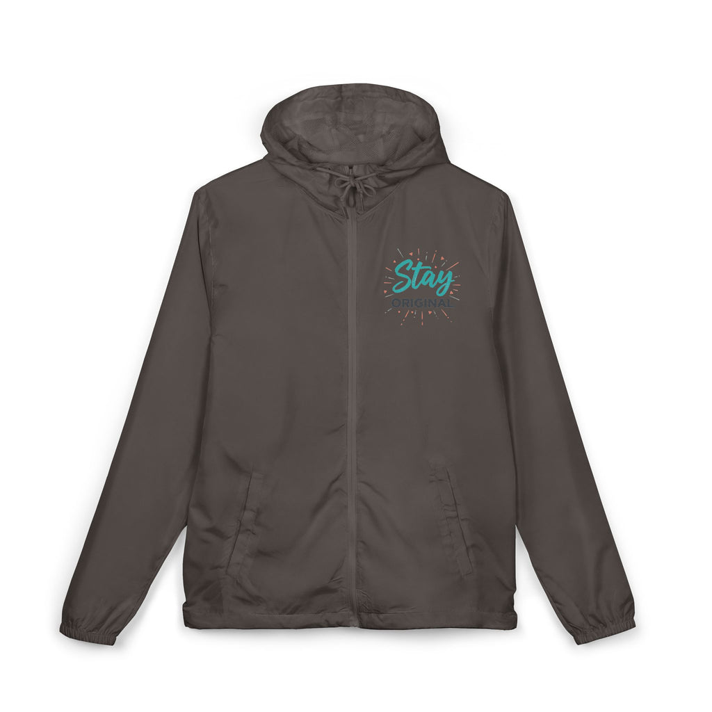 Windbreaker — "Stay Original" Lightweight Hooded Jacket