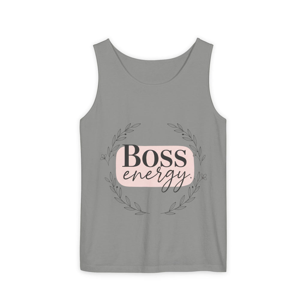 Boss Energy Tank Top — Women’s Empowerment Graphic Tank