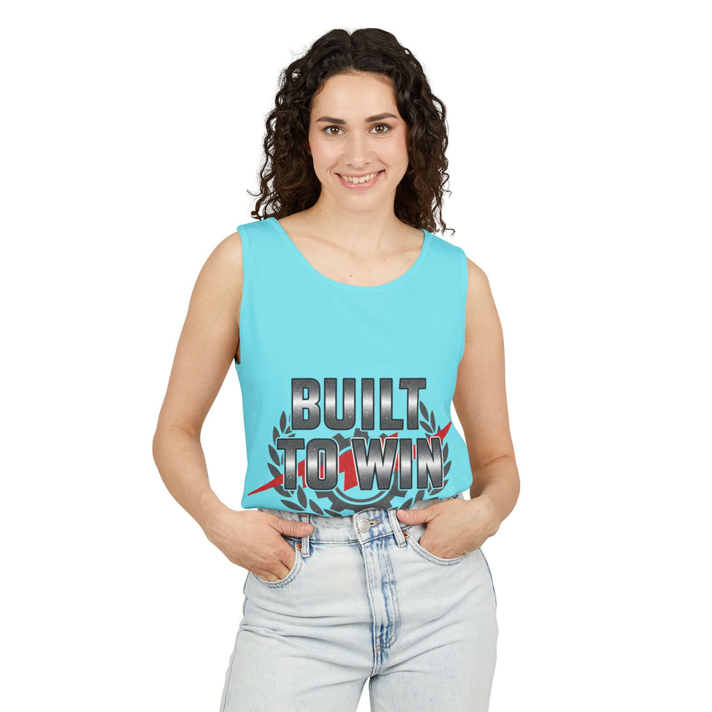 Built to Win Soccer Tank Top — Athletic Victory Graphic Tank