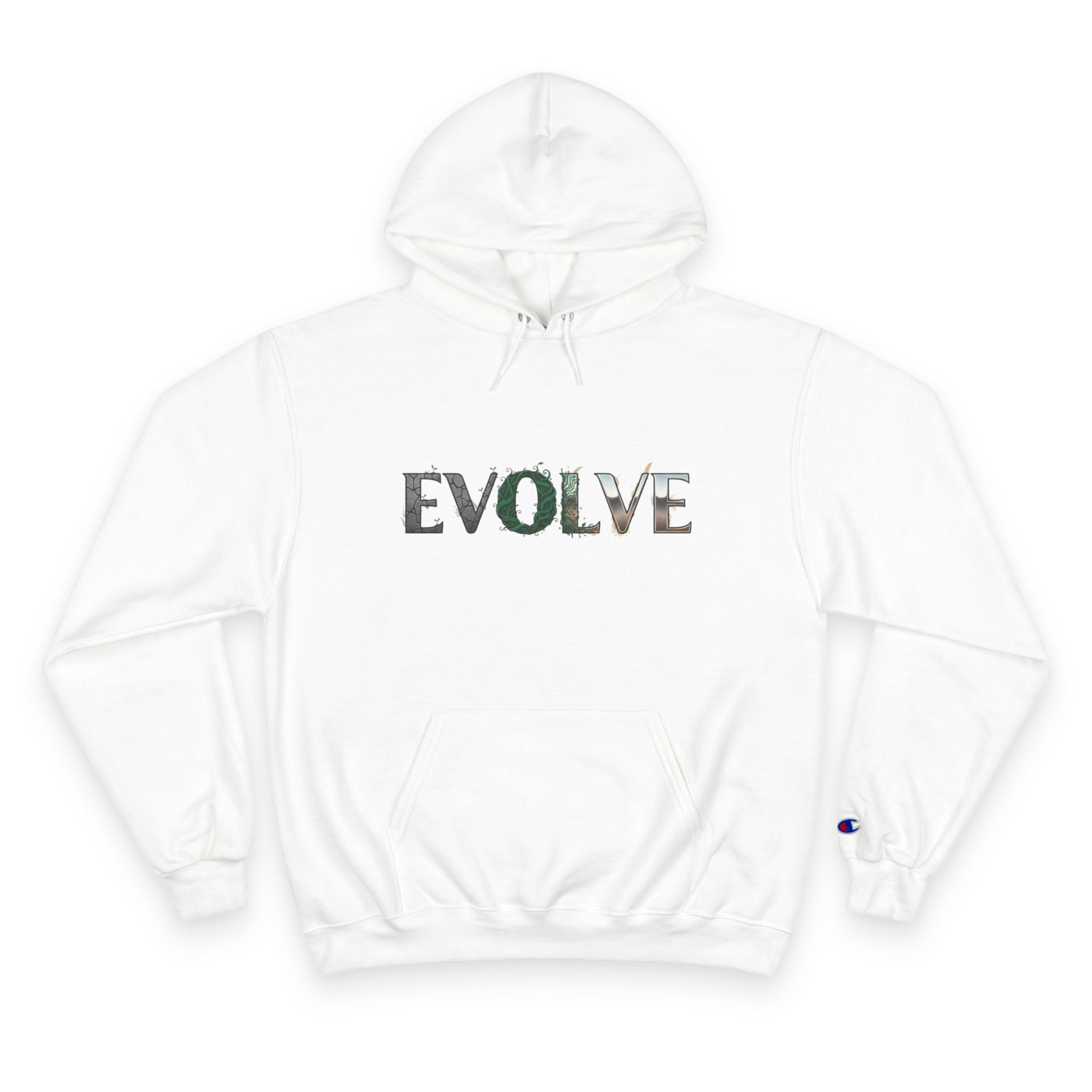 Evolve Graphic Hoodie — Inspirational Urban Champion Sweatshirt