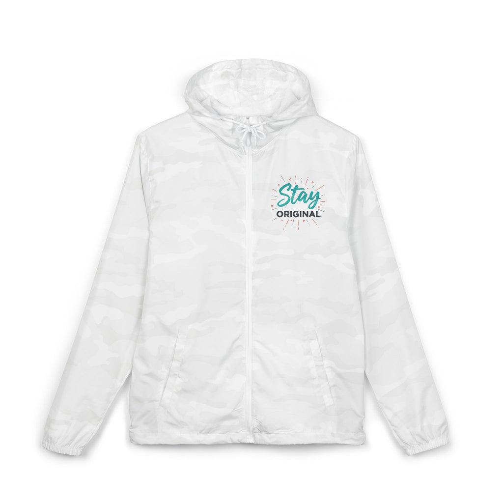 Windbreaker — "Stay Original" Lightweight Hooded Jacket