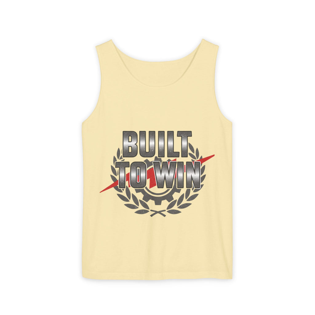Built to Win Soccer Tank Top — Athletic Victory Graphic Tank