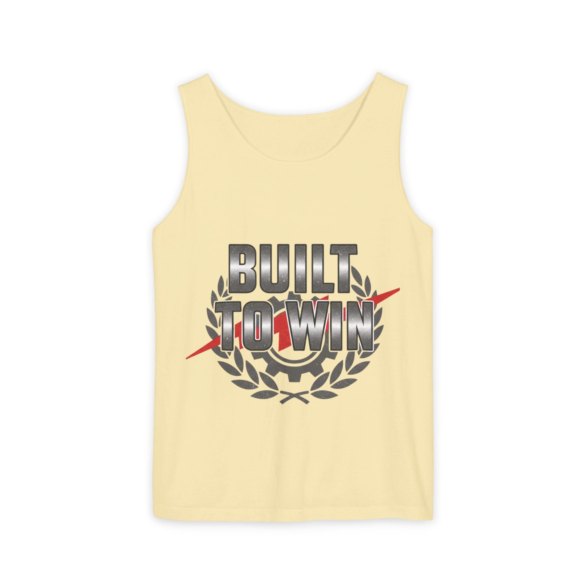 Built to Win Soccer Tank Top — Athletic Victory Graphic Tank