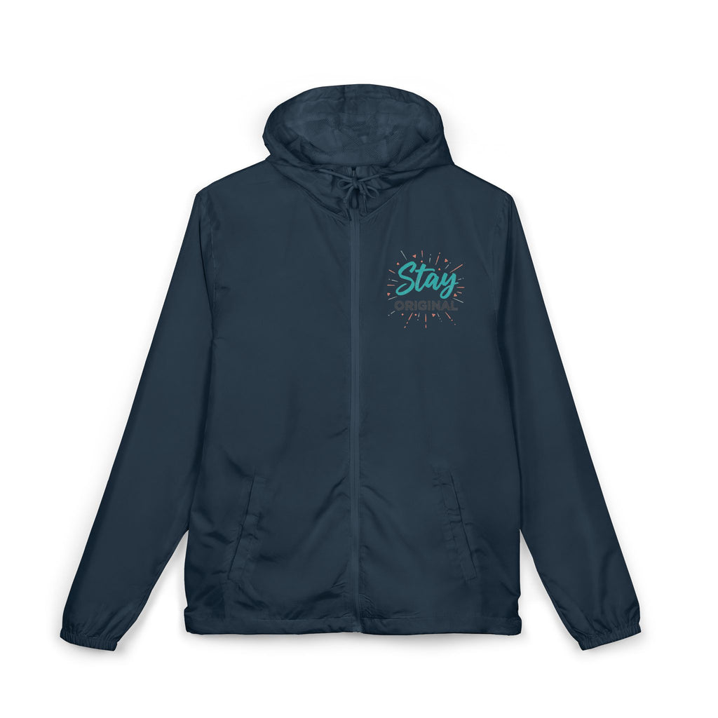 Windbreaker — "Stay Original" Lightweight Hooded Jacket