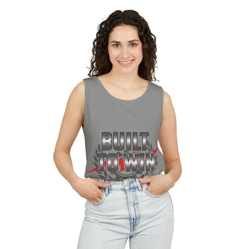 Built to Win Soccer Tank Top — Athletic Victory Graphic Tank