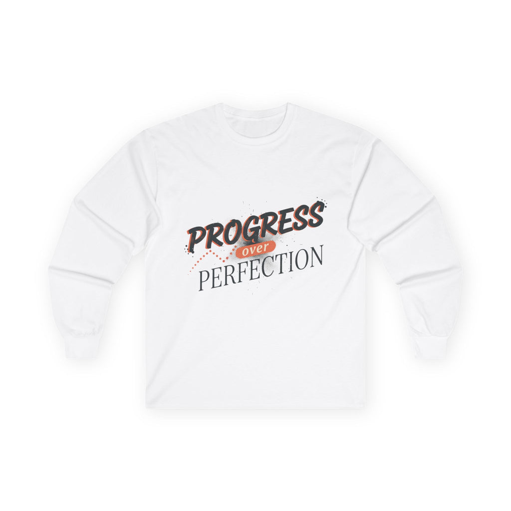 Progress Over Perfection Long Sleeve Tee