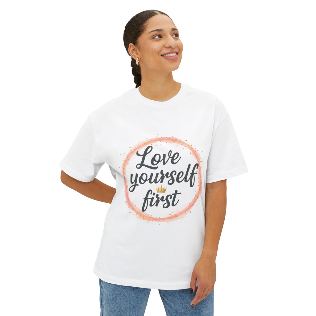 Love Yourself First Tee — Self-Love Graphic T-Shirt