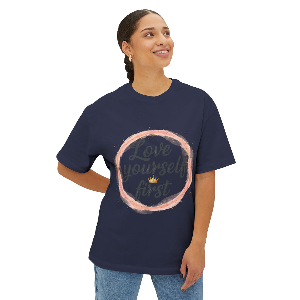 Love Yourself First Tee — Self-Love Graphic T-Shirt