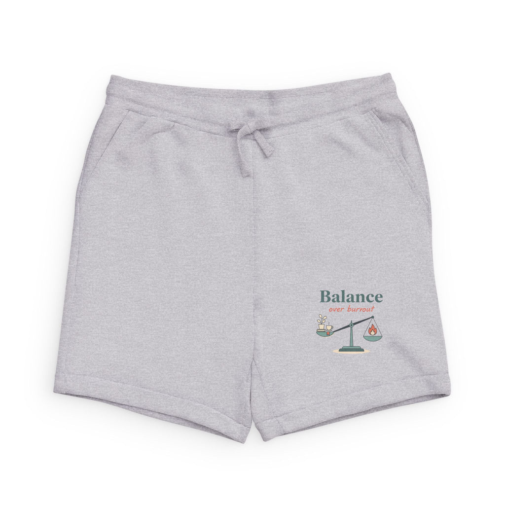 Balance Your Burnout Sweatshorts — Mental Health Awareness Lounge Shorts