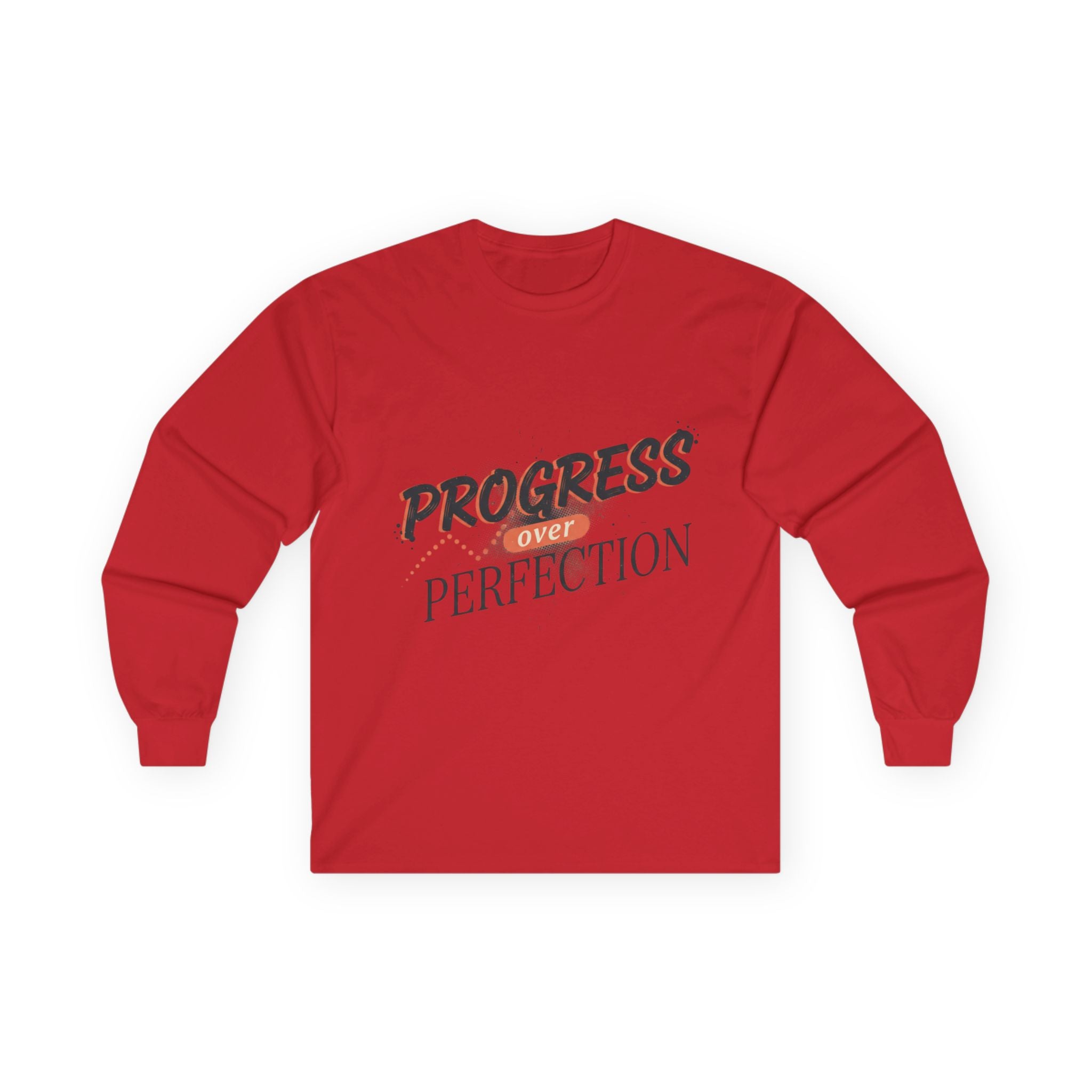Progress Over Perfection Long Sleeve Tee