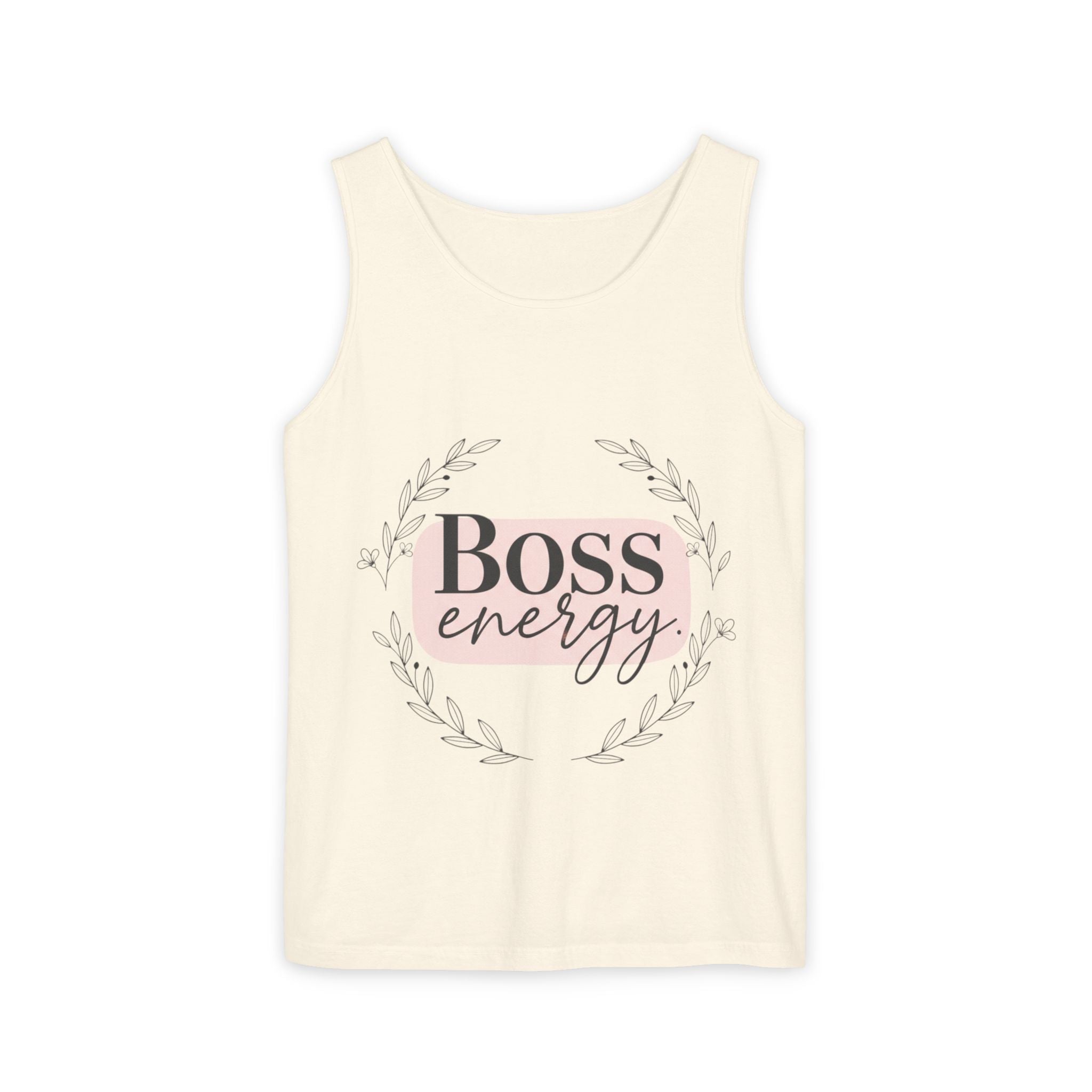Boss Energy Tank Top — Women’s Empowerment Graphic Tank