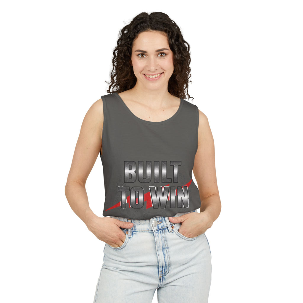 Built to Win Soccer Tank Top — Athletic Victory Graphic Tank