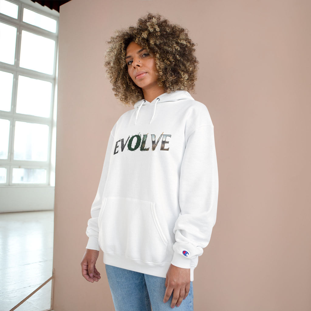 Evolve Graphic Hoodie — Inspirational Urban Champion Sweatshirt