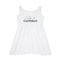 Calm & Confident Women's Skater Dress — Inspirational Casual A-Line Dress